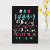 Fangen Sie an, über Ihr Alter zu lügen, jetzt sonn Karte (Gelbe Blume)