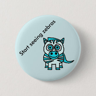 Fangen Sie an, Zebras-Knopf zu sehen Button