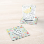 Fangen Sie an, zu leben Ihre Träume Rechteckiger Pappuntersetzer (Vor Ort)