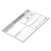 Fangen Sie das Plot Bunny Notepad an Notizblock (angewinkelt)