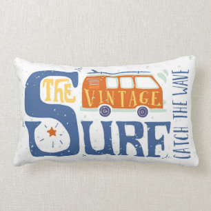 Fangen Sie das Wellen-Plakat Lendenkissen