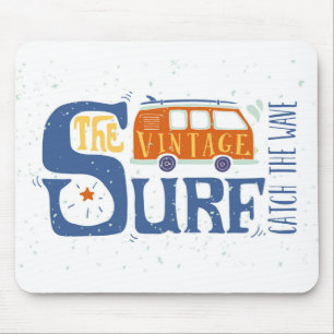 Fangen Sie das Wellen-Plakat Mousepad