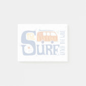 Fangen Sie das Wellen-Plakat Post-it Klebezettel (Vorderseite)