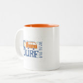 Fangen Sie das Wellen-Plakat Zweifarbige Tasse (Vorderseite Links)