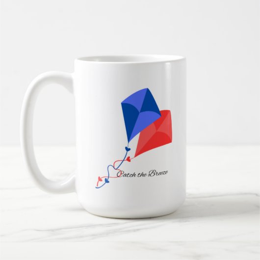Fangen Sie den Breeze Chase the Dream Kaffeetasse (Links)