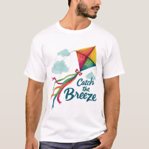 Fangen Sie den Brise-Flying-Drachen T-Shirt