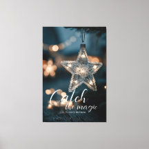 Fangen Sie den magischen Stern Weihnachten