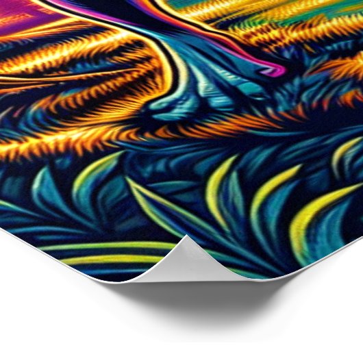 Fangen Sie die Breeze | Alien Disk Golf Poster (Ecke)