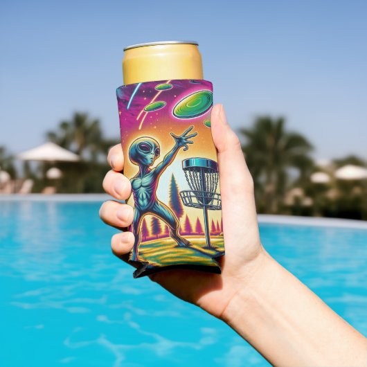 Fangen Sie die Breeze | Alien Disk Golf Selters Dosenkühler (In Situ Pool)
