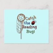 Fangen Sie die Reading Bug Tshirts und Geschenke Postkarte (Vorderseite)