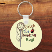Fangen Sie die Reading Bug Tshirts und Geschenke Schlüsselanhänger (Vorderseite)