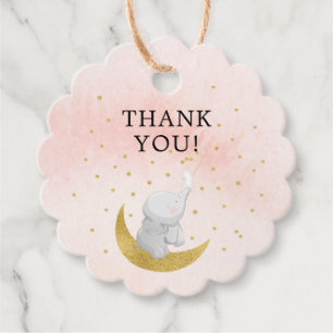 Fangen Sie eine Star Bunny Elephant Girls Baby Dus Geschenkanhänger