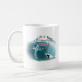 Fangen Sie eine Welle Kaffeetasse (Links)