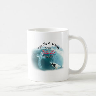 Fangen Sie eine Welle Kaffeetasse