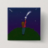 Fangen Sie einen fallenden Stern Button (Vorderseite)