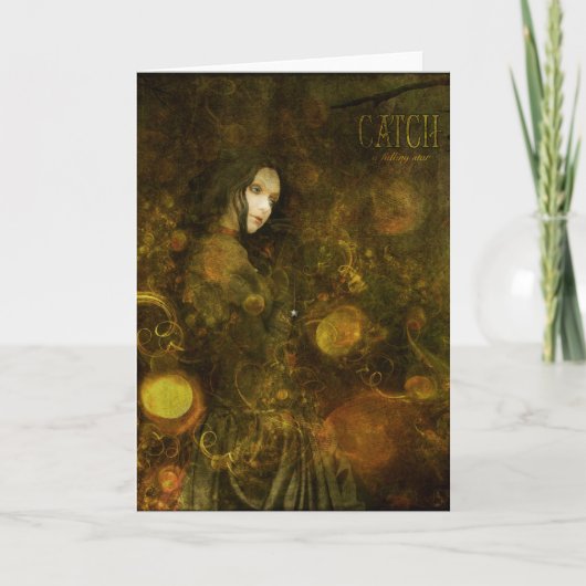 fangen Sie einen fallenden Stern Karte (Vorderseite)