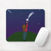 Fangen Sie einen fallenden Stern Mousepad (Mit Mouse)