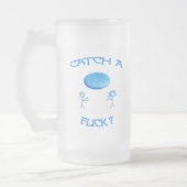 Fangen Sie einen leichter SchlagFrisbee Mattglas Bierglas (Links)