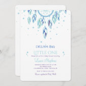Fangen Sie einen Traum Blauer Einladung (Vorne/Hinten)