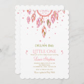 Fangen Sie einen Traum Einladung (Vorne/Hinten)