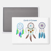 Fangen Sie einen Traum Magnet (Vorderseite/Rückseite)