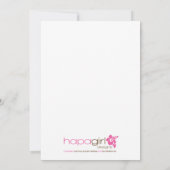 Fangen Sie einen Wellen-Geburtstag oder eine Einladung (Rückseite)