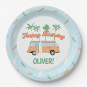 Fangen Sie einen Wellenreiter in jedem Alter glück Pappteller (Vorderseite)