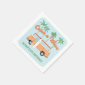 Fangen Sie einen Wellenreiter in jedem Alter glück Serviette (Ecke)