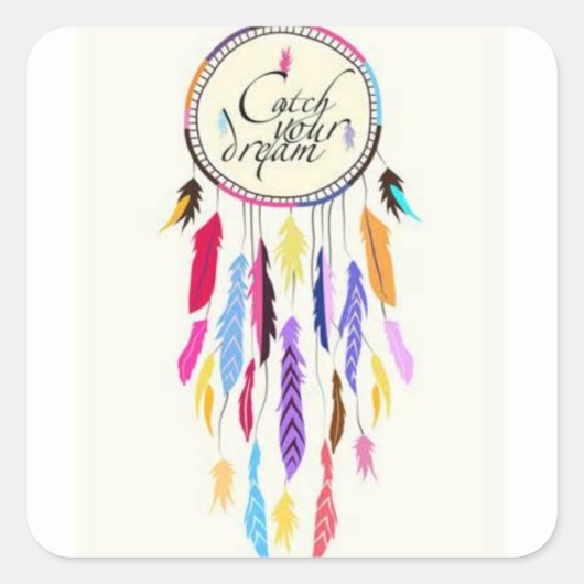 Fangen Sie Ihre Dreams Dreamcatcher Sticker (Vorderseite)