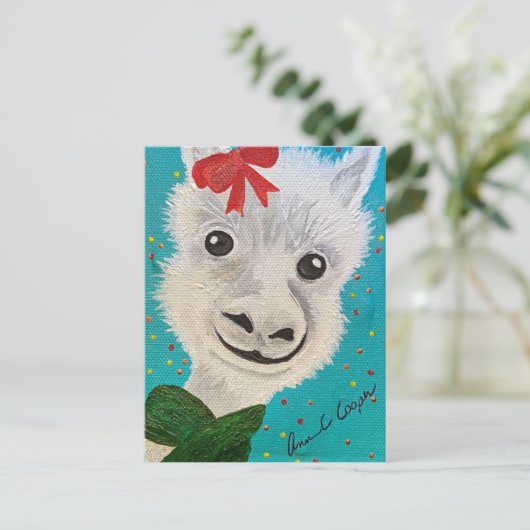 Fangen Sie Joy! Postkarte (Stehend Vorderseite)