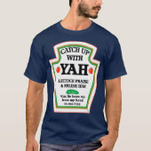 Fangen Sie mit Jesus Funny Christlich YAH Hebräisc T-Shirt (Vorderseite)