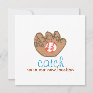 "Fangen Sie uns in unserem neuen Standort" Ankündigung