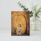 Fangen von Firefly Whimsical Postcard Postkarte (Stehend Vorderseite)