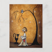 Fangen von Firefly Whimsical Postcard Postkarte (Vorderseite)