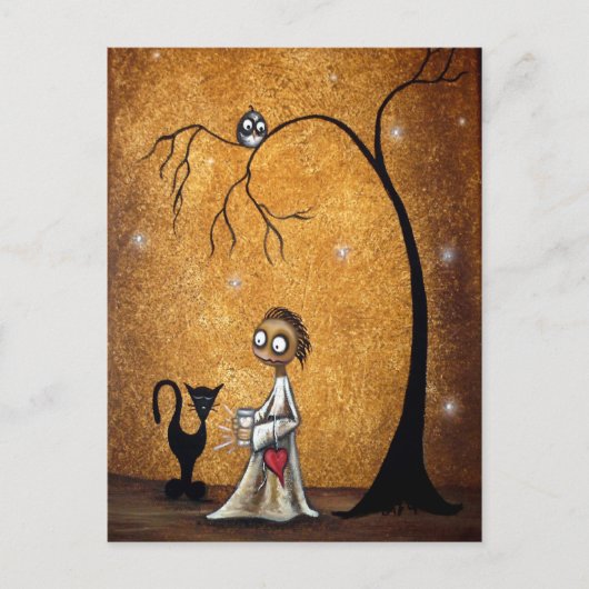 Fangen von Firefly Whimsical Postcard Postkarte (Vorderseite)