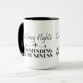 Fangen von Flügen und die Lösung meines Geschäfts Tasse (Vorderseite Links)