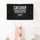 Fangen, weil Pitchers Helden zu Baseball brauchen Banner (Insitu)