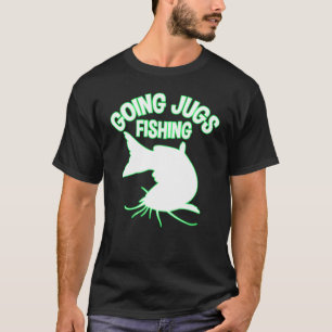 Fangende Krüge Angelwels Krug Fischer Idee T-Shirt