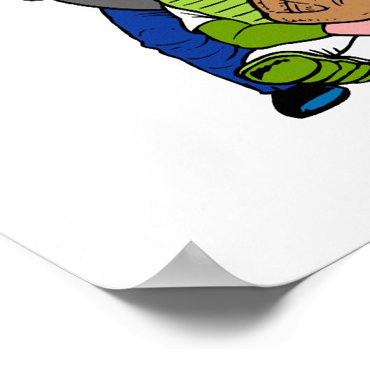 Fänger und Umpire Poster (Ecke)