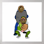 Fänger und Umpire Poster (Vorne)
