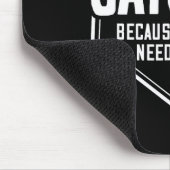 Fänger, weil Pitcher auch Helden brauchen Too Soft Mousepad (Ecke)