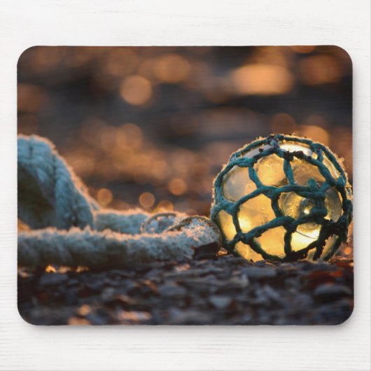 Fangflotte in goldenem Licht Mousepad (Vorne)