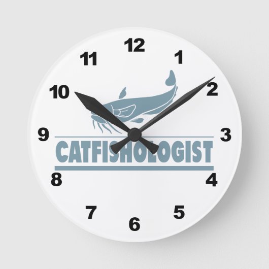 Fangflotte Runde Wanduhr (Vorderseite)