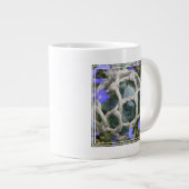 Fangflotte unter Blume Jumbo-Tasse (Vorderseite Rechts)