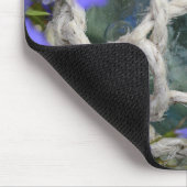 Fangflotte unter Blume Mousepad (Ecke)