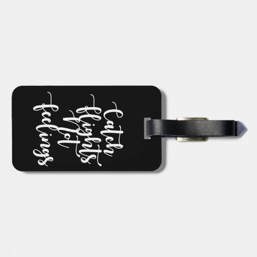 Fangflüge, die nicht von Gefühlen erwähnt werden, Gepäckanhänger (Rückseite horizontal)