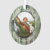 FANGGRÖSSTE FANGMENGE 2 Foto Ornament (Vorderseite)