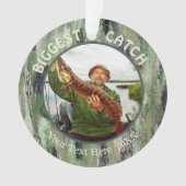 FANGGRÖSSTE FANGMENGE 2 Foto Ornament (Vorderseite)