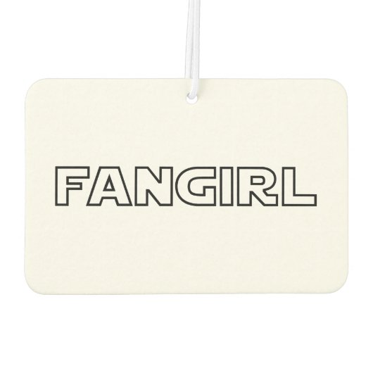 FANGIRL AUTOLUFTERFRISCHER (Rückseite)