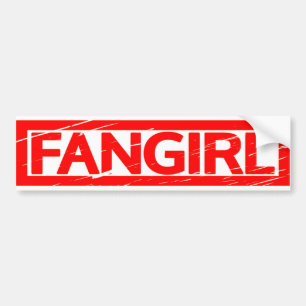 Fangirl-Briefmarke Autoaufkleber